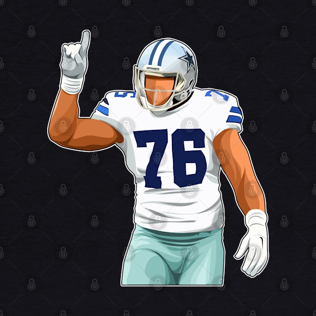 Greg Hardy by 40yards